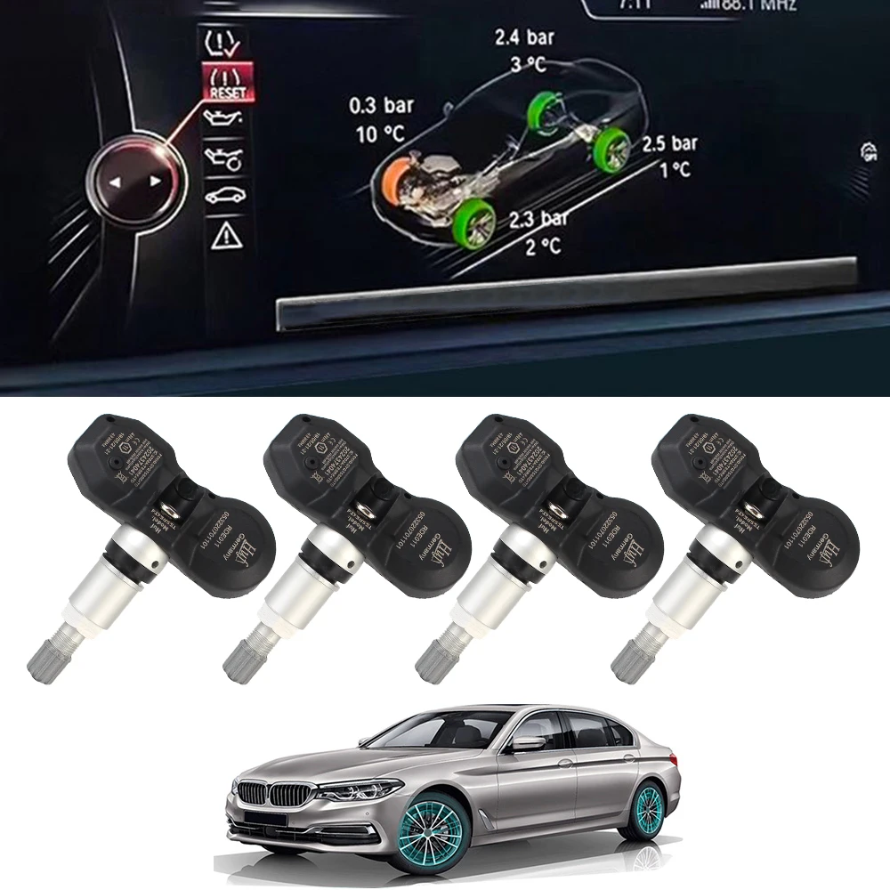 

Датчик давления в шинах 1 шт./4 шт. для BMW X5 [E70] X6 [E71] 5-Series [E60] Rolls-Royce Alpina