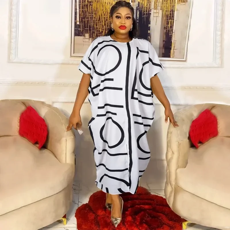 

Elegant African Dresses for Women Muslim Fashion Boubou Abayas Robe Dashiki Ankara Outfits Evening Gown Kaftan Maxi Dress