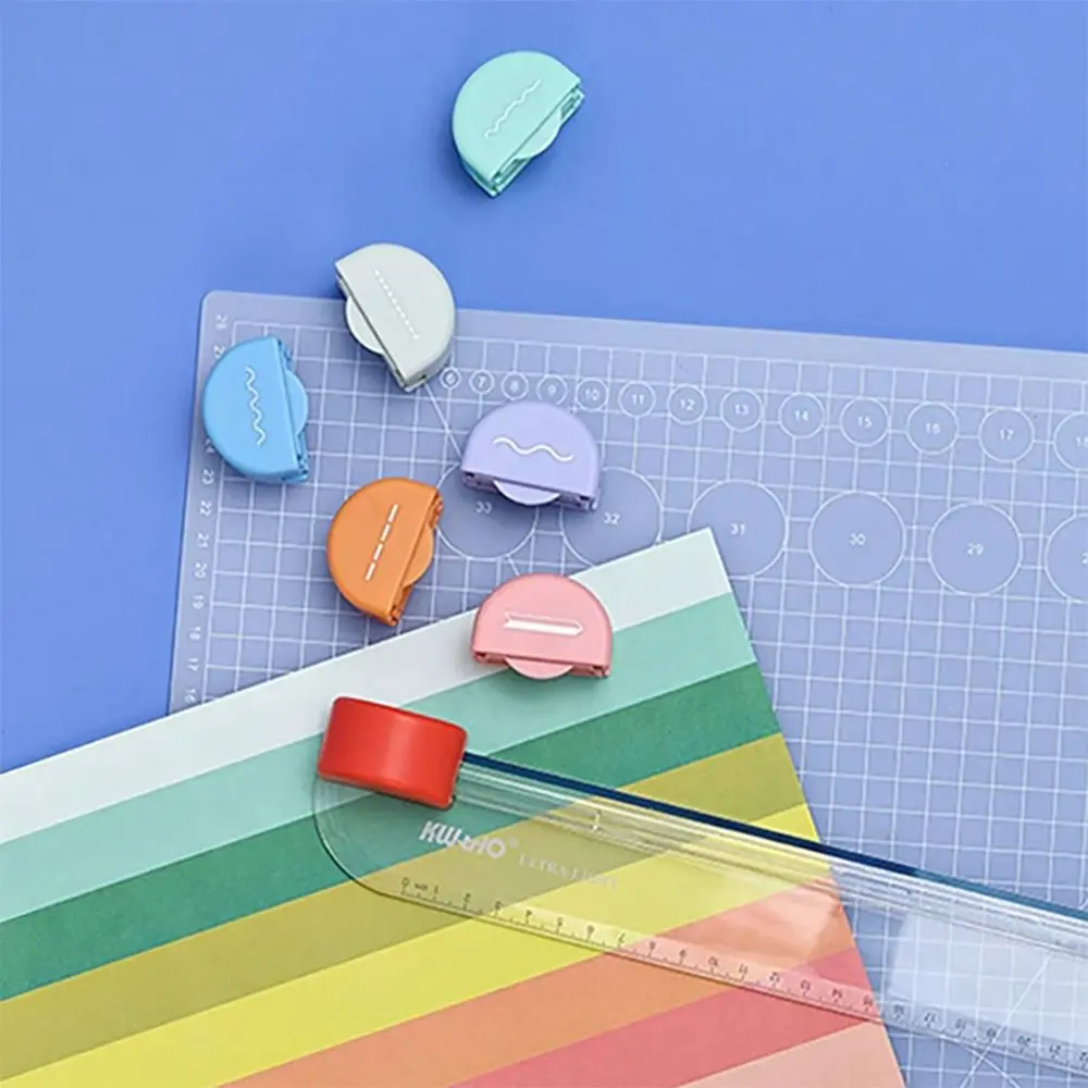 실용적인 경량 종이 트리머, 다기능 종이 커터, 7 가지 유형의 가장자리, 사진 절단 도구, 홈 오피스, 7-in-1