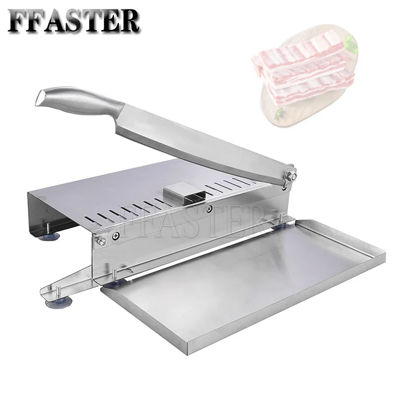 

Stainless Steel Frozen Meat Slicer, Bone Cutting Knife, Minced Lamb Slicer Machine Multi-fuction Frozen Chicken Duck Fish Cutter