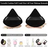 OVW 1/4/8 Pcs Triangle Velvet Powder Puff Soft Cosmetic Puff Powder Puff Women Make Up Accessories Beauty Tools 5