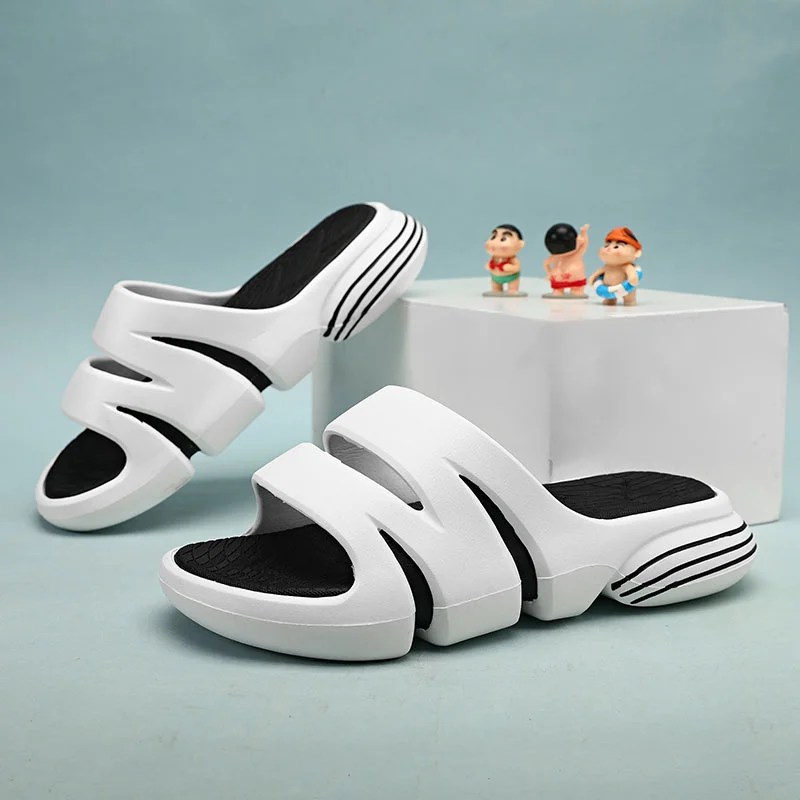 Pantofole antiscivolo da uomo Pantofole antiscivolo per interni ed esterni, comode con cursori in morbida schiuma con suola spessa_voghion.com