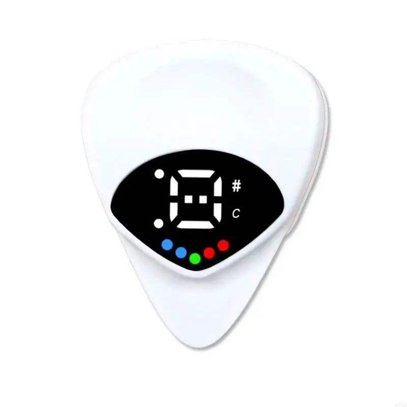 Acoustic Guitar And Ukulele Tuner with Integrated Pick Function For Precise Guitar Ukulele Tuning And Easy Portability A70D