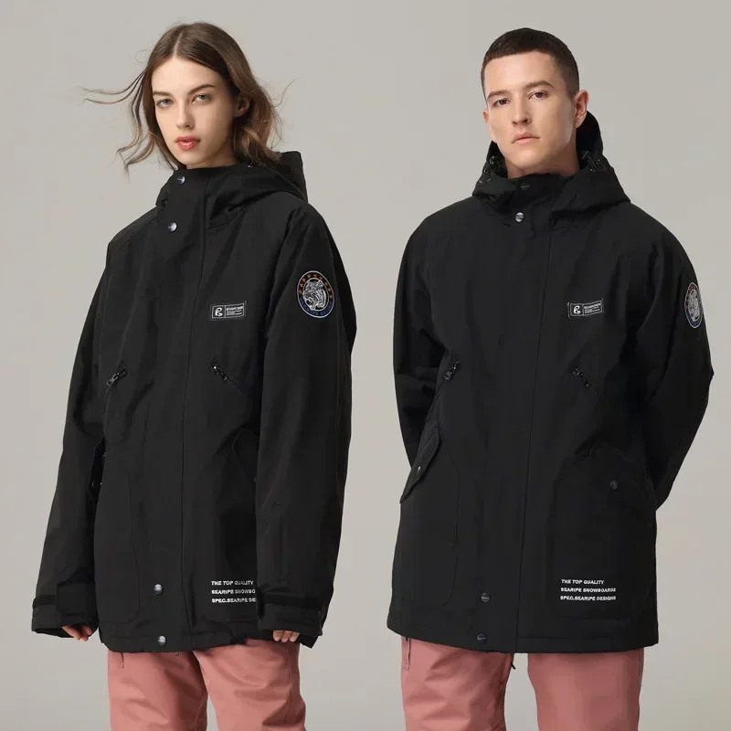 Skiing Coats Winter Woman Men Tracksuit Hooded Sport Snowboard Jackets Mountain Female Outerwear Windproof Ski Clothes