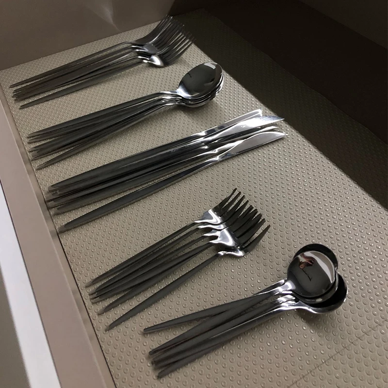 Cutlery Set Stainless Steel Cutlery Set 30pcs/6sets Stainless Steel Cutlery Set For Kitchen Dinnerware Knife Fork Spoon Set Travel Tableware
