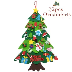 Kerstboom Set van DIY Vilt voor Kinderen - Feestelijke Home Decoraties en Creatief Cadeau-idee
