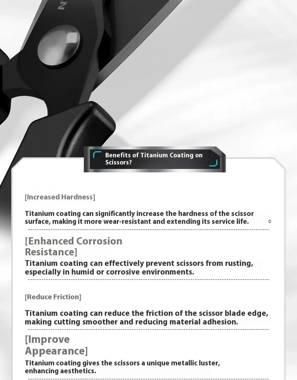 Titanbeschichtete Angelschere Tragbares Design Edelstahl Tragbare Schere PE-Schnur-Schneidegerät Hängeschnur-Entferner – Detail 9