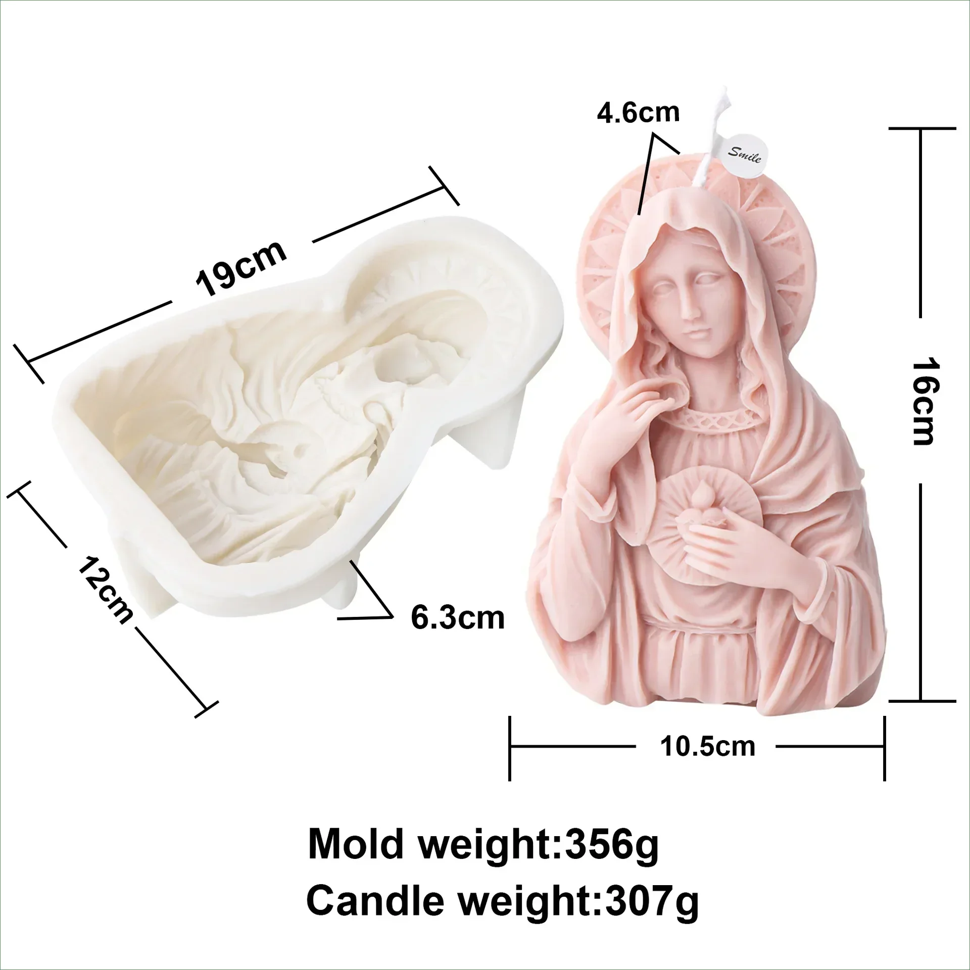 2D 19cm mary mold