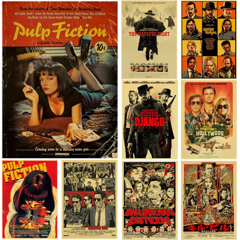 Buy3Get4MovieRetroPosterPulpFictionReservoirDogInglourious