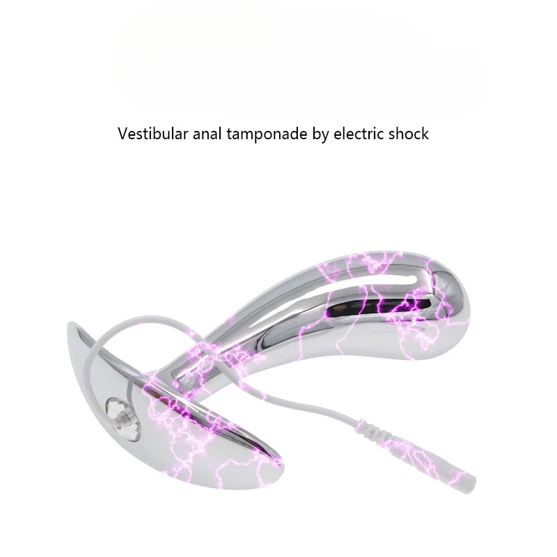 Bdsm Zinc Alloy Electric Shock Anal Plug Monopole Chrysanthemum Climax Anal Masturbation Stimulate Adult Sex Toys for Women Men electro sex toys,electric sex toys