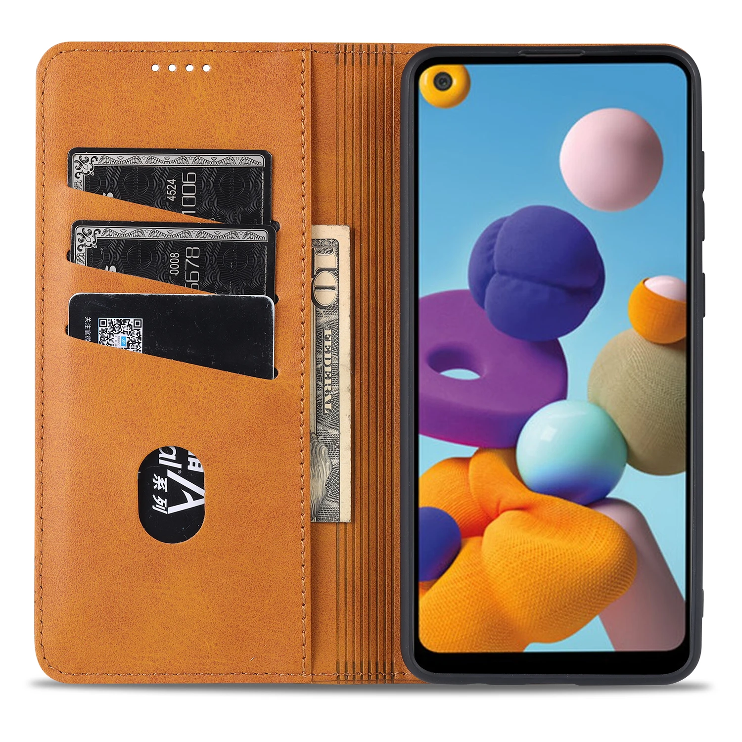 Premium Magnetic Leather Case with Deluxe Adsorption Technology