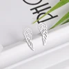 Simple Hollow Wing Stud Earrings 2022 New Stainless Steel Women Earrings Trend Charm Jewelry Accessories 4