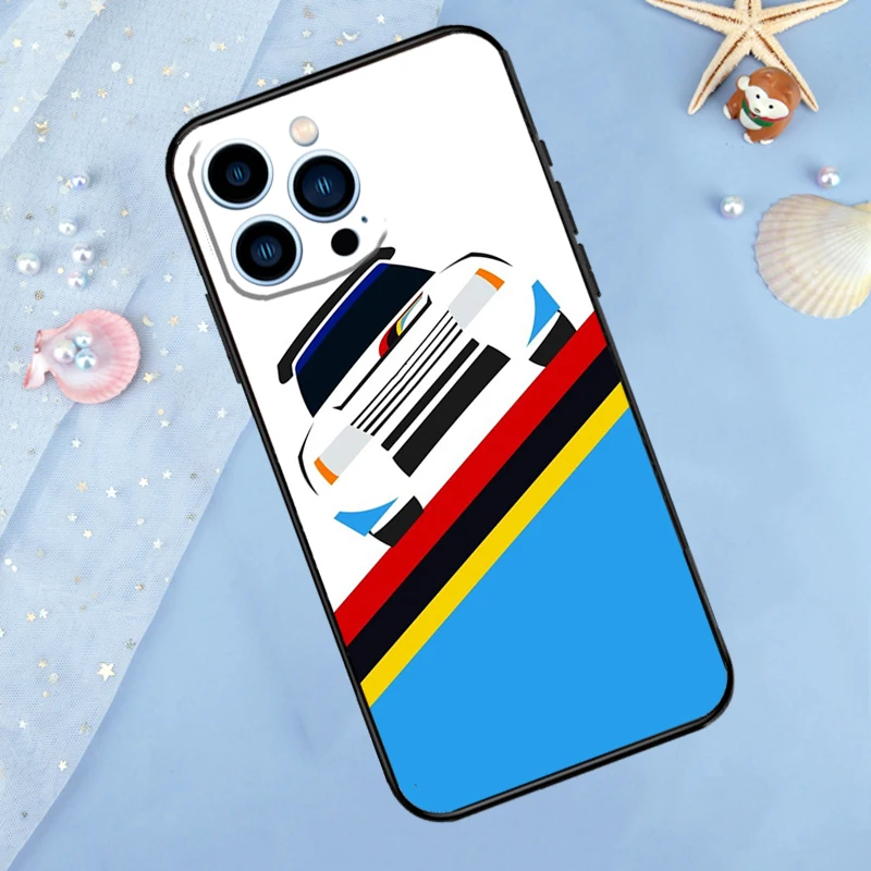 Retro Rally Car Protective Back Cover