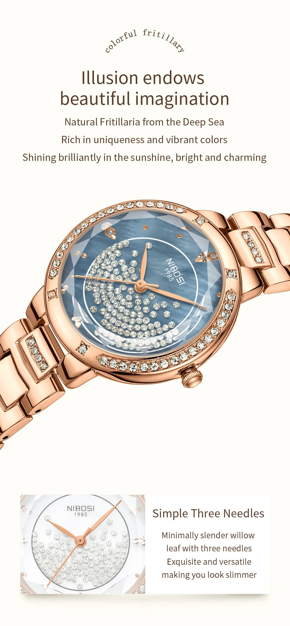 Nibosi 2687 Crystal Sky Women’s Watch