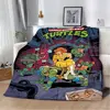 N-Ninja Turtles Printed Blanket Picnic Blankets Warm Blanket Soft and Comfortable Blanket Home Travel Birthday Gift 5