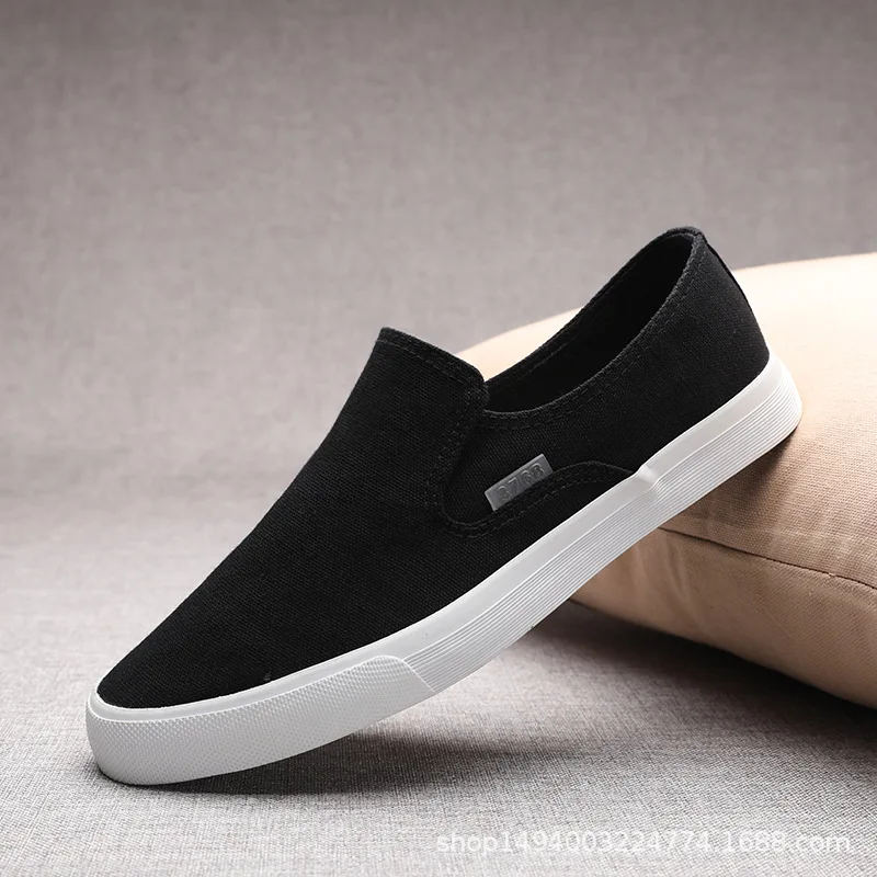 Men Shoes Spring Autumn New Loafers Fashion Sneakers Men Canvas Breathable Low Cut Slip-on Men Casual Shoes Vulcanize Shoes men shoes lightweight sneakers men plus size fashion casual shoes summer breathable wear resistant men loafers zapatillas hombre