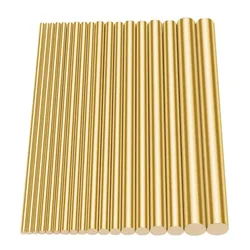 Premium Brass Round Bar Rod for DIY and Craftsmanship - Various Diameters and Lengths Available (Brass Round Rod)