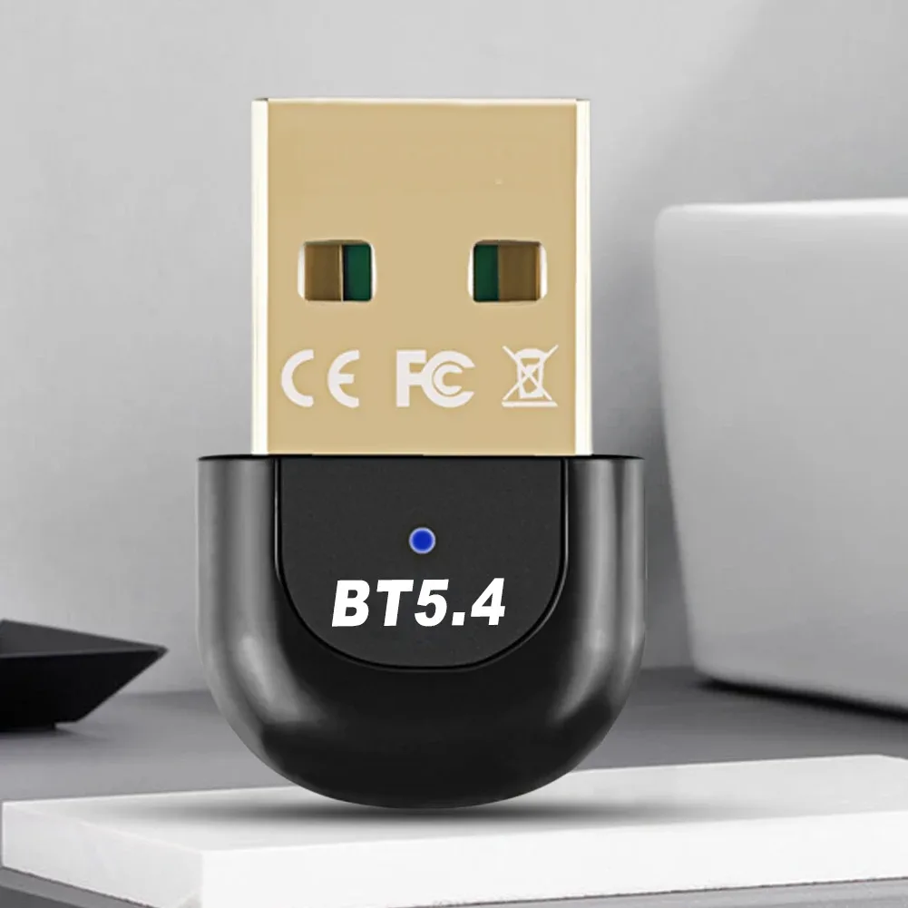 

USB Bluetooth Adapter Bluetooth 5.4 5.3 Music Audio Receiver Transmitter For PC Speaker Laptop Wireless Mouse USB Transmitter