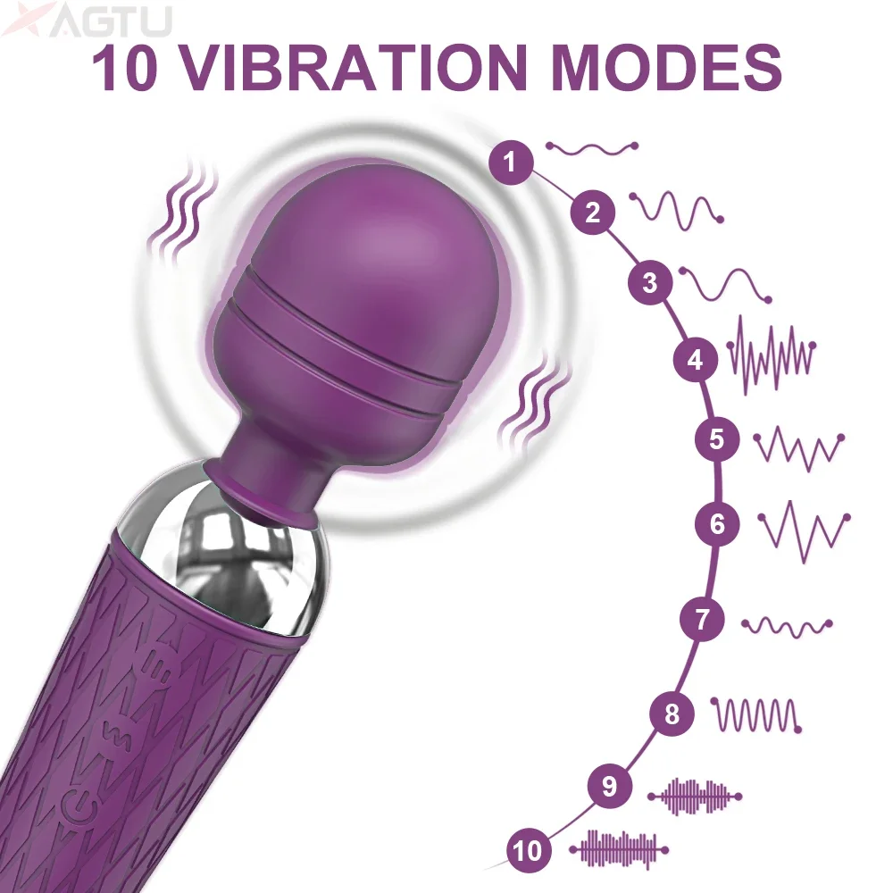 Female sex toys Magic-Wand AV Vibrator Female Powerful Nipple Clitoris Stimulator G spot Massager