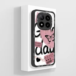 Lovely Stars Camera Protection Liquid Silicone Phone Case, Protective Back Cover for Xiaomi Poco X7 (TYB381)