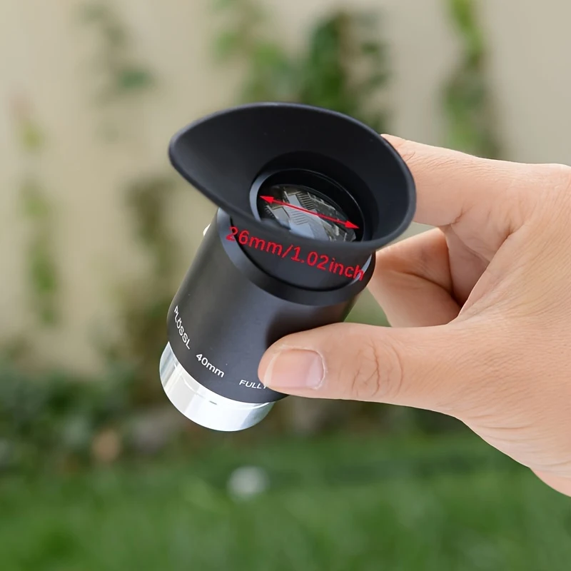 Teleskop astronomiczny okularowy PL40mm o wysokiej rozdzielczości szerokopasmowa powłoka szerokopasmowa o wysokiej rozdzielczości 1.25 cala z gumowym maska na oczy 5 Teleskop astronomiczny okularowy PL40mm o wysokiej rozdzielczości szerokopasmowa powłoka szerokopasmowa o wysokiej rozdzielczości 1.25 cala z gumowym maska na oczy - Image 5