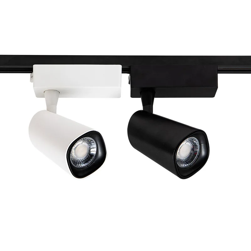 현대 미니멀리스트 LED 스포트라이트, 전시장 트랙 조명, 천장 슬라이드 조명, 배경 벽 상점, 의류 매장