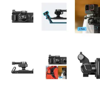 R53C Backpack Strap Finger Mount Clip Clip Clip Multifunzione Sostituzione del supporto per giù per GO 3S GO 3 Action