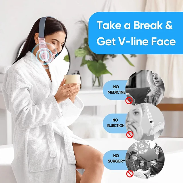 Intelligent V Face Slimming Device - Massage the Face, Relax the Masseter Muscles, Lift and Tighten the Double Chin 3