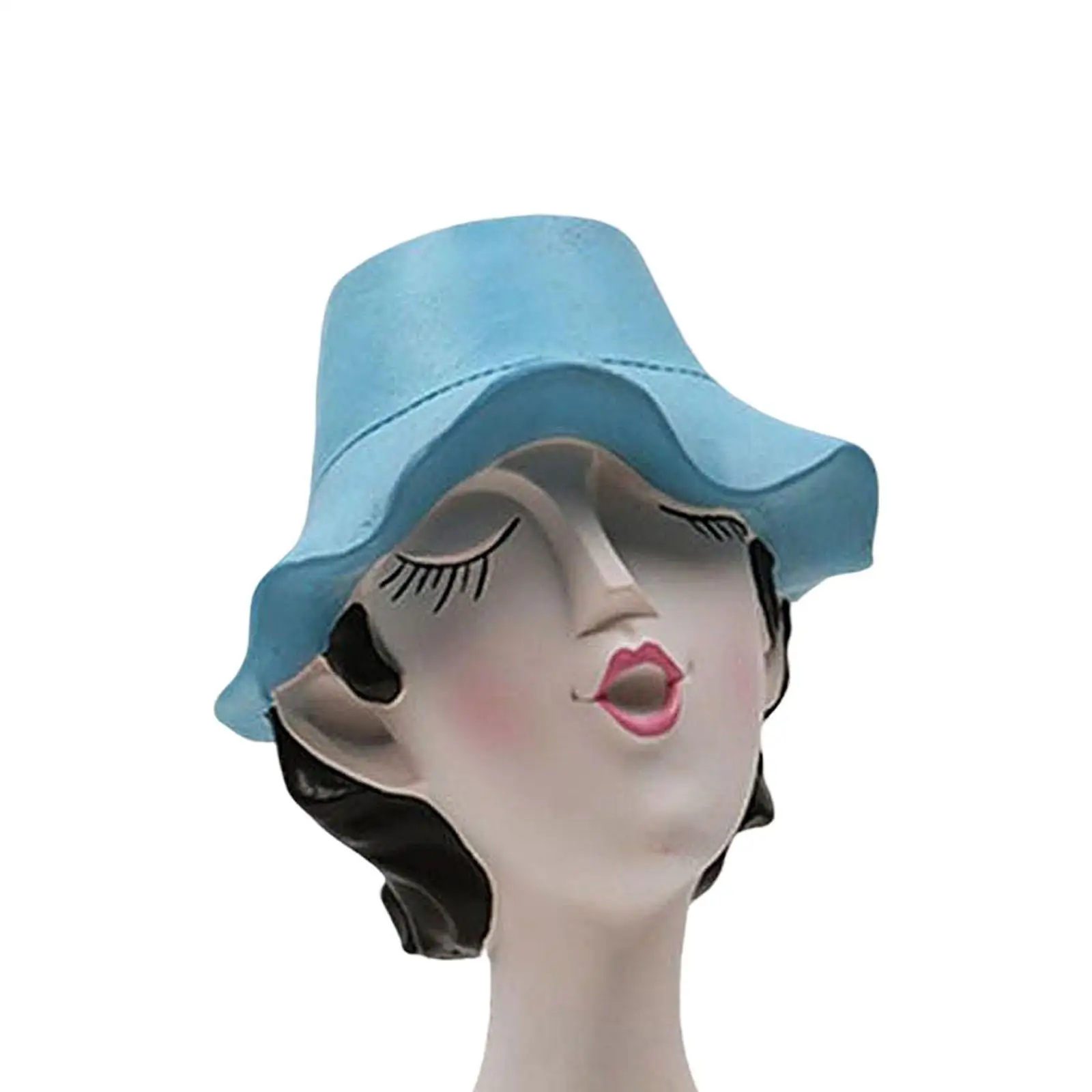 Beauty Figurine Human Head Flowerpot for Bedroom living room and office