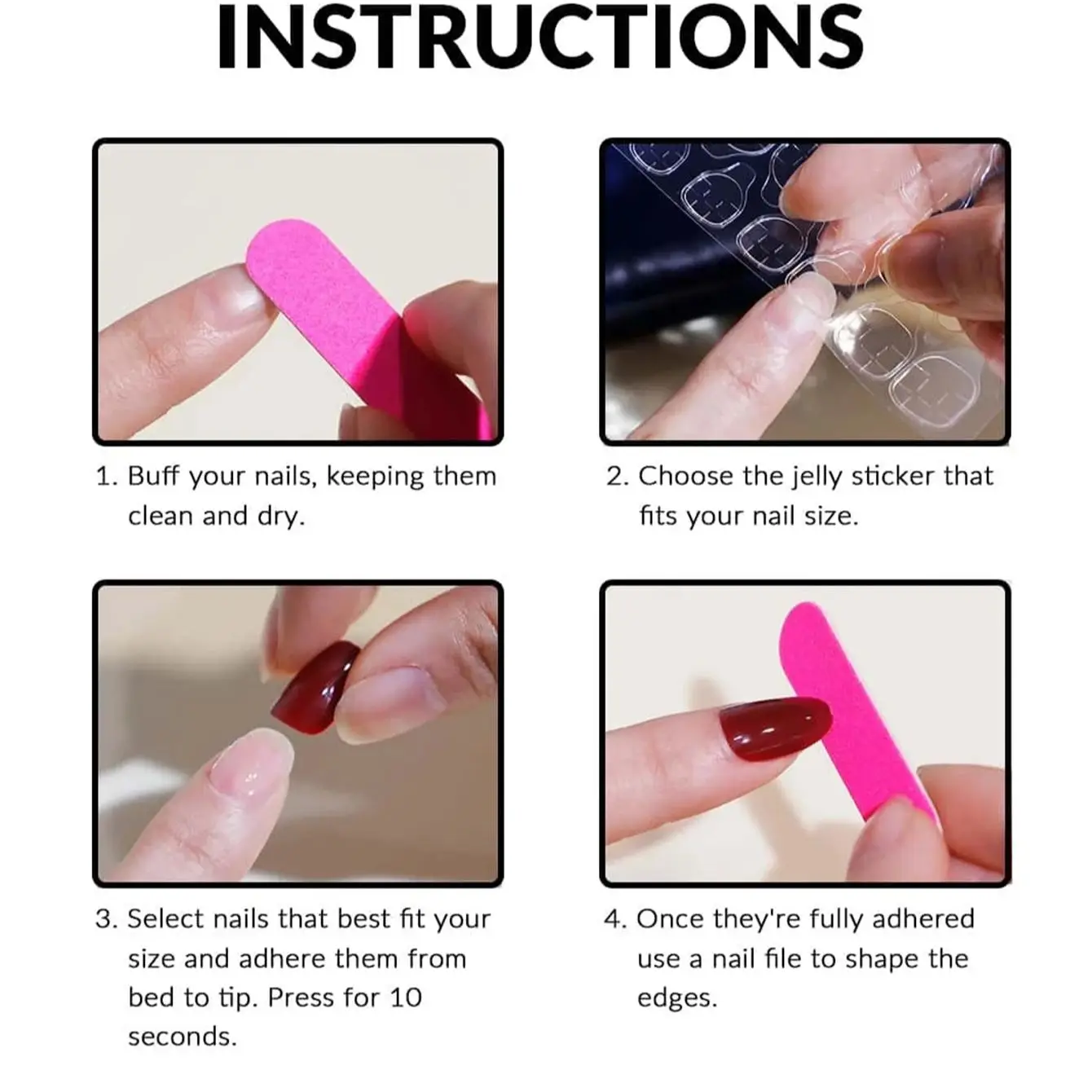 24PCS- Fake Nails Short Detachable Finished Fingernails Sparkling Butterflies Wearable False Nails press on Square Head Full Cov