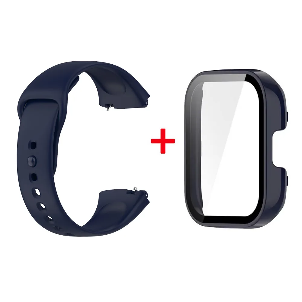 Silicone Strap and Protective Case for Smartwatch – Sport Bracelet Accessory