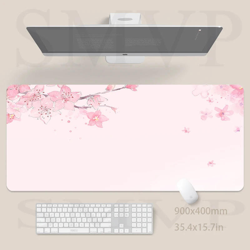 Set Completo Tappetini Per Mouse E Tastiera Con Poggiapolsi – 4 Pezzi, Grande, Minimalista