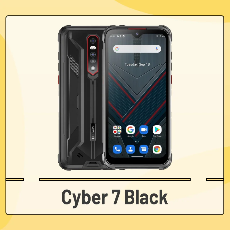 ANDROID - HOTWAV CYBER 7 5G Global Version SIMフリー HOTWAV Cyber 7 Rugged Phone