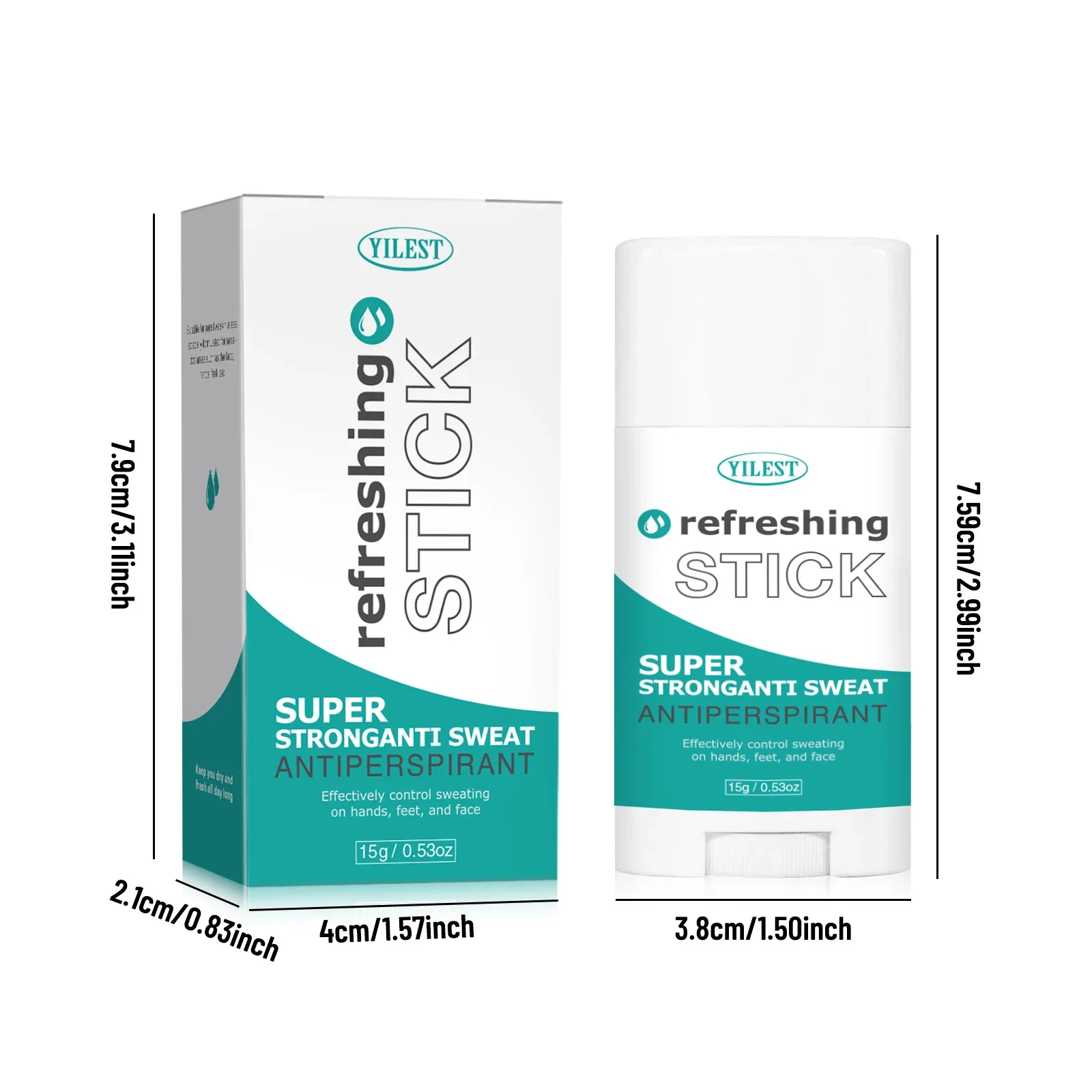 Super Strong Antiperspirant Stick For Hands Feet And Face_voghion.com