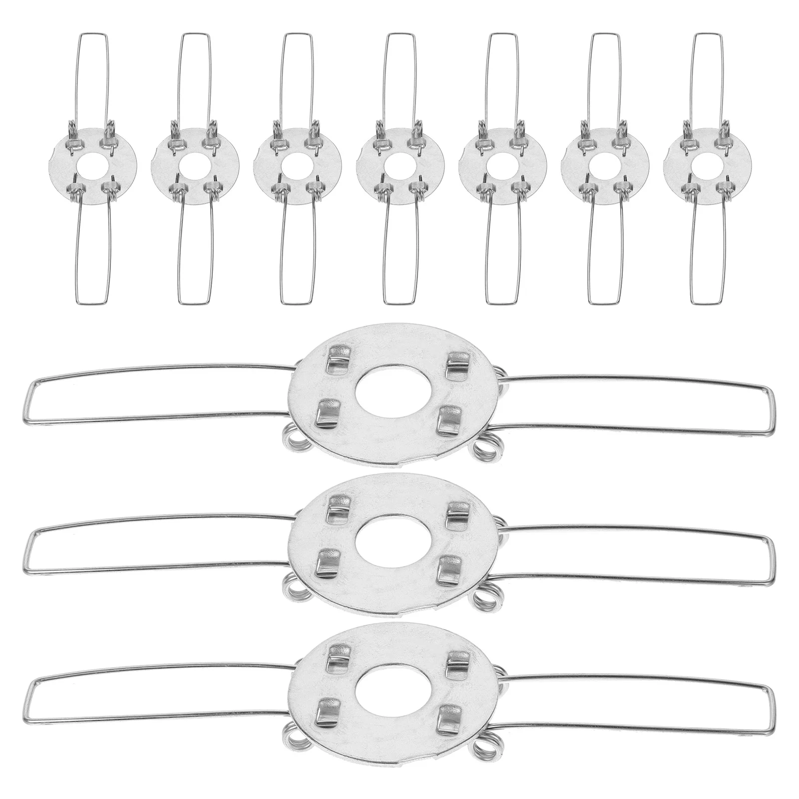 10 Pcs Lampshade Spring Clips Buckles Fixators Clamps for Pendant Light Adapter Secure Installation Desk Floor