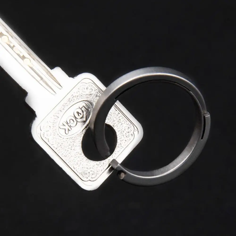 Premium Titanium Alloy Lightweight Key Rings & Keychain Pendant