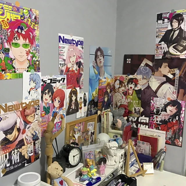 Em promoção! Motosserra Homem Anime Cartaz Makima Hayakawa Aki Poder  Pochita Mangá Painéis De Capa Da Revista Pôster Dormitório Quarto Sala  Decoração