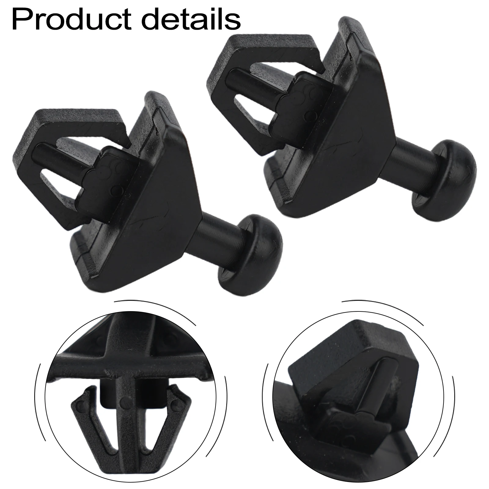 

2xCar Parcel Shelf Hook For Nissan Kicks Versa Note Silvia Micra 180SX 200SX Cargo Cover Hook Clip 79916-D1000 2014-2020 Plastic