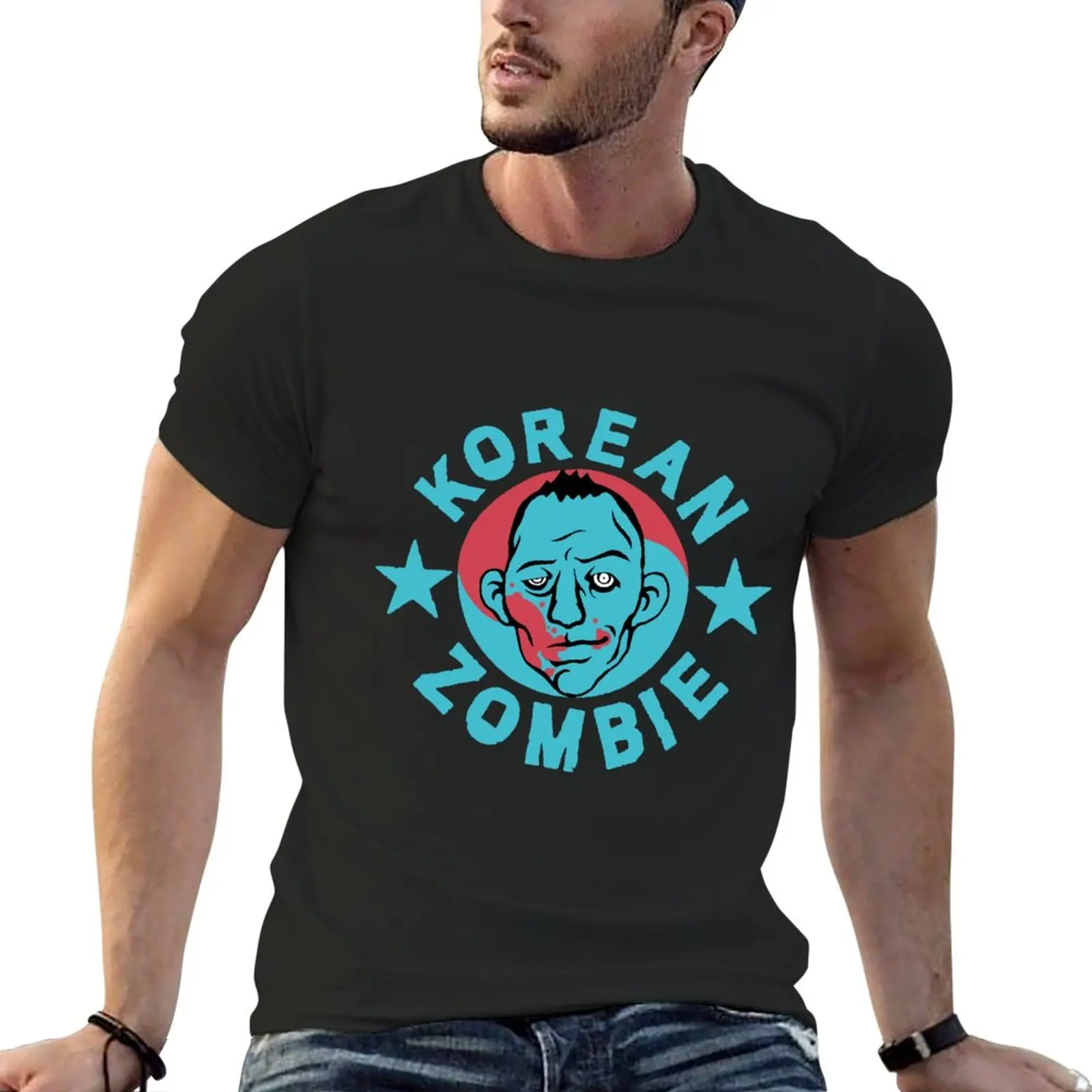 

Korean Zombie T-Shirt Tee shirt plus size tops quick-drying designer t shirt men