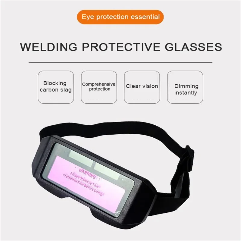 Automatic Dimming Welding Goggles Light Change Auto Darkening Anti-Eyes Shield for Welding Masks EyeGlasses Accessories