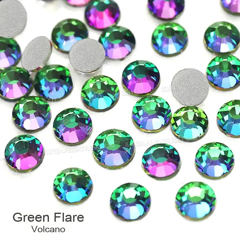 Multi Colors SS16 SS20 Mix Sizes Non Hot Fix Rhinestone Flat Back Crystals Strass Glass Glitters Stone For DIY 3D Nail Art Decor 