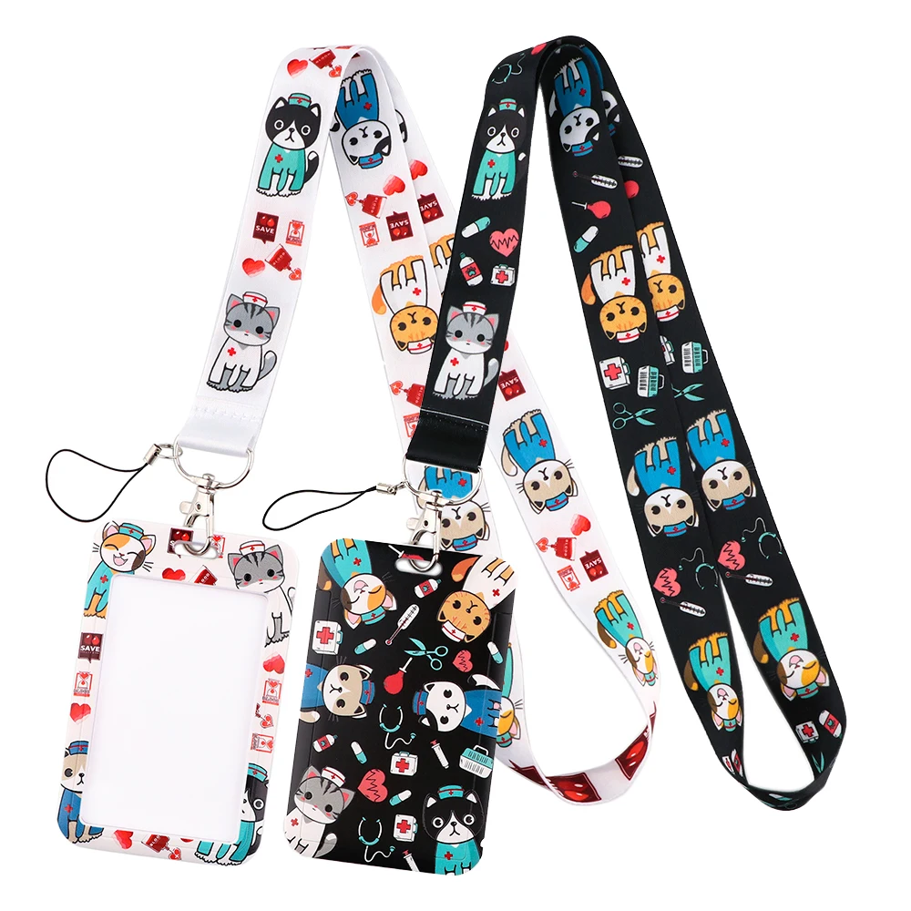 여성패턴지갑 자격 보유자 의료 동물 고양이 의사 키 체인 Lanyards 키 ID 카드 커버 밧줄 Lariat 의료 배지 홀더 간호사 여성패턴지갑 자격 보유자 의료 동물 고양이 의사 키 체인 Lanyards 키 ID 카드 커버 밧줄 Lariat 의료 배지 홀더 간호사