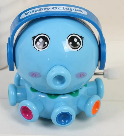 Cute Plastic Octopus Wind Up Toys Rotation Dance Toy for Baby Gift 4