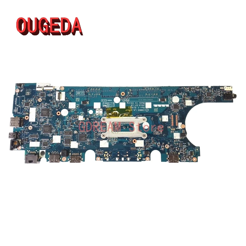 Ougeda Cn0c821w 0c821w Cn-0g2ycv 0g2ycv Zam60 La-a891p para Dell Latitude E5250 Computador Portátil Placa Mãe I35010 5005u Cpu Placa Principal - Imagem 2