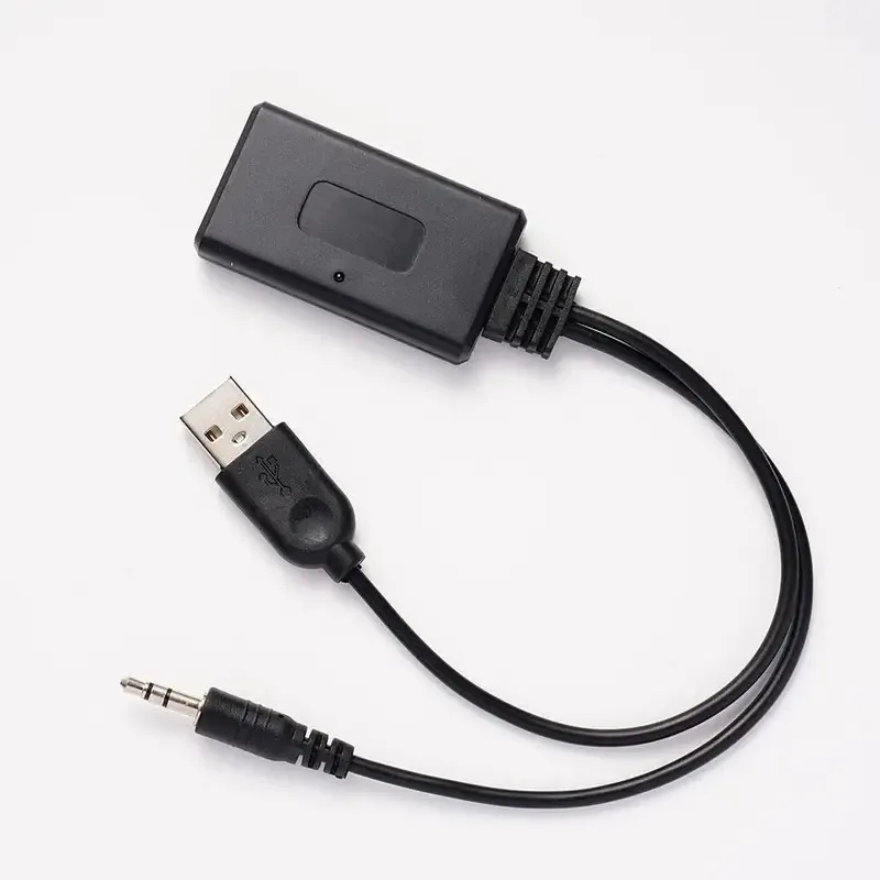 Car Cable Adapter Universal Wireless Bluetooth-compatible Receiver USB 3.5mm Aux Media Music Player