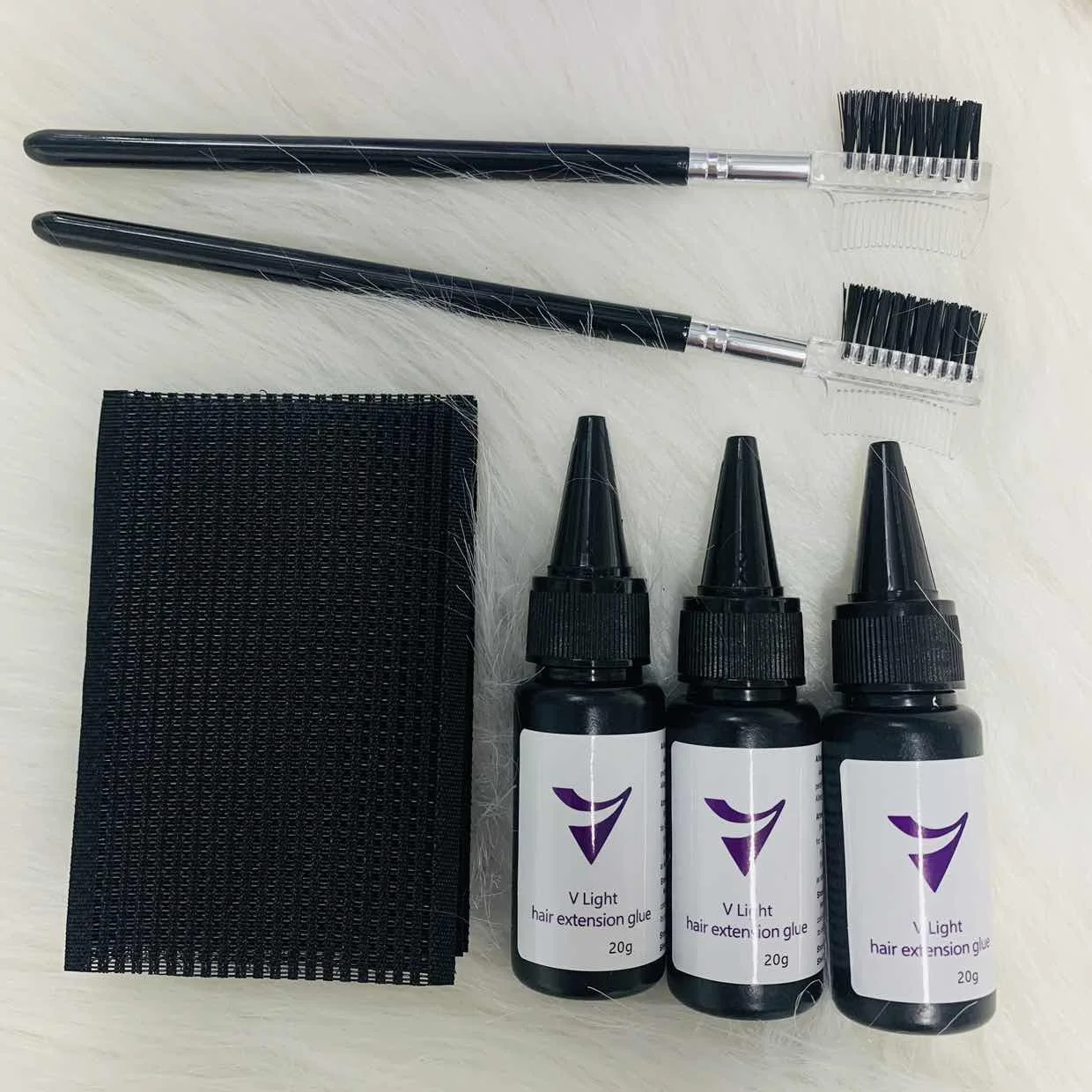 V-Light glue 20g for Tape hair extension tool professional V-Light Technology glue for HairExtension Wig Hair Piece