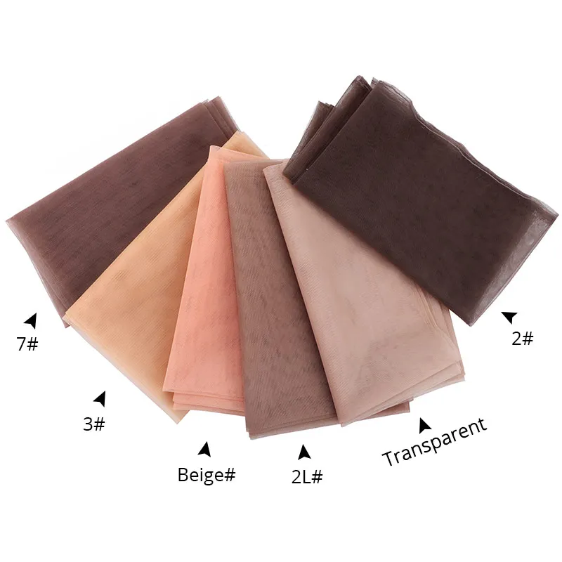 0.25Yard/Pcs Plussign Swiss Lace Net For Wig Making Import Material For Lace Wigs Frontal Closure Hairnet Wig Making Accessories hair nets
