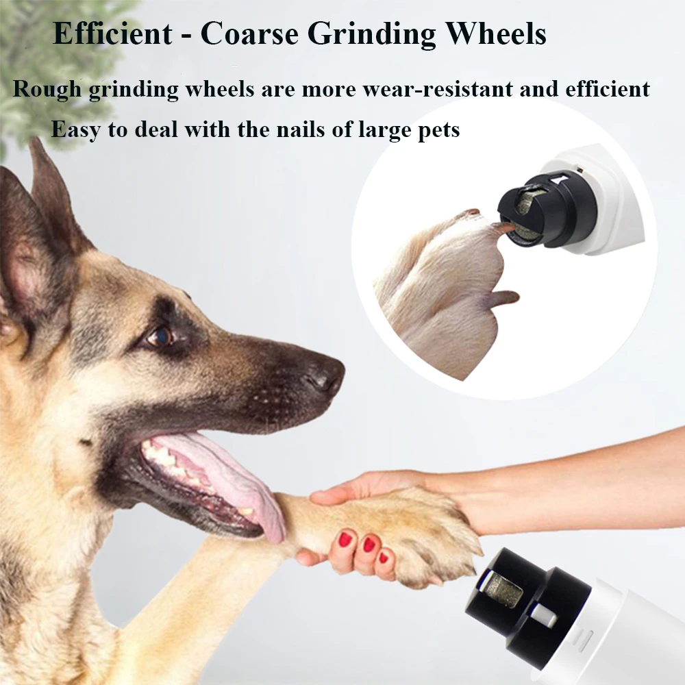 Buy NACRL Pet Dog Nail Grinder, Electric Nail Grooming Tool, Safe and  Painless Paw Trimmer File for Small Medium Large Dogs & Cats USB  Rechargeable White Online at Low Prices in India -