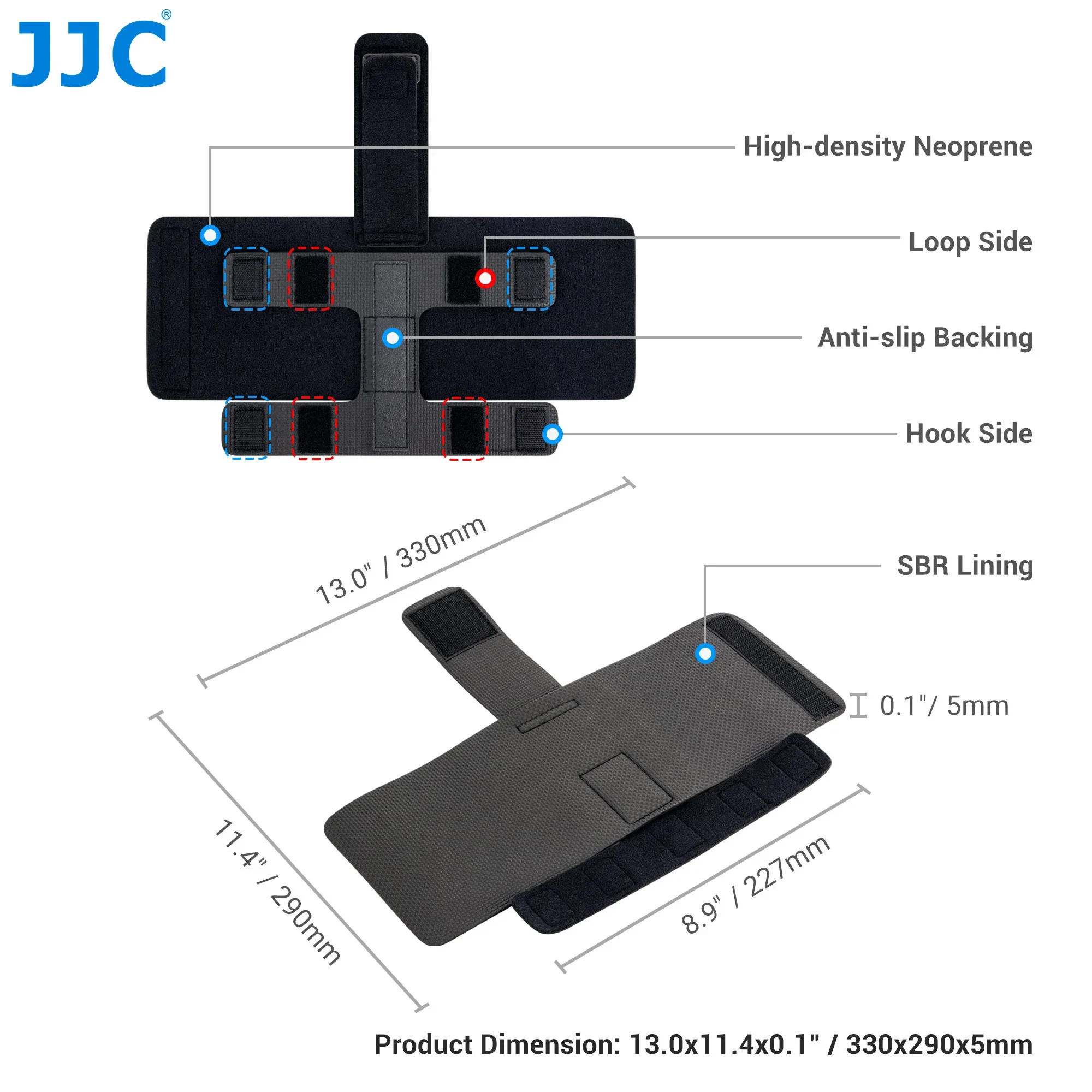 JJC Tripod Legs Mounting Strap Universal Equipment Mounting Strap Bag for Tripod Light Stand Photography Ladder Pole Beam etc. phone tripod mini tripod camera tripod projector tripod stand flexible phone tripod metal mini tripod stand camera mount phone tripod mount photography tripod camera tripod mount