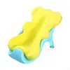 K8GF Newborns Baby Bath Mat Fun and Secure Shower Pad Cushion Bathtub Sponge